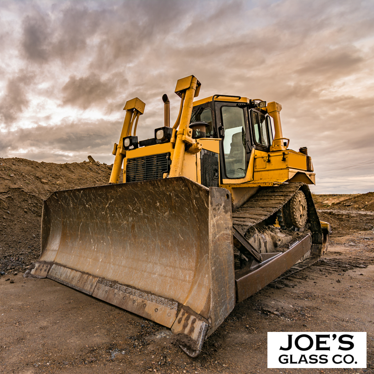 Joe’s Glass Co. is a Construction Company’s Go-To for Heavy Equipment Glass Replacements!